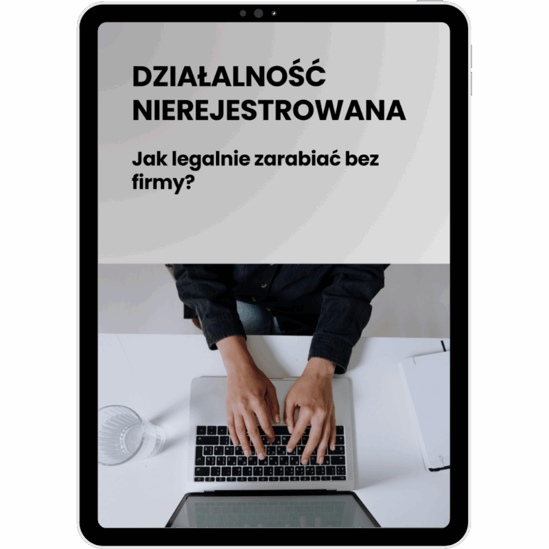 Działalność nierejestrowana e-book PLR MRR