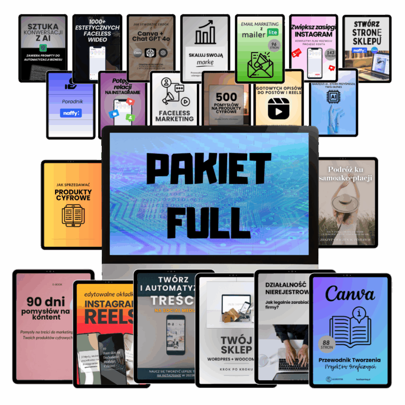 Pakiet biznes w sieci – pakiet FULL (PLR i MRR)