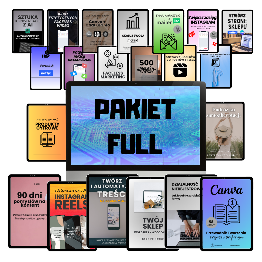 Pakiet biznes w sieci – pakiet FULL (PLR i MRR)